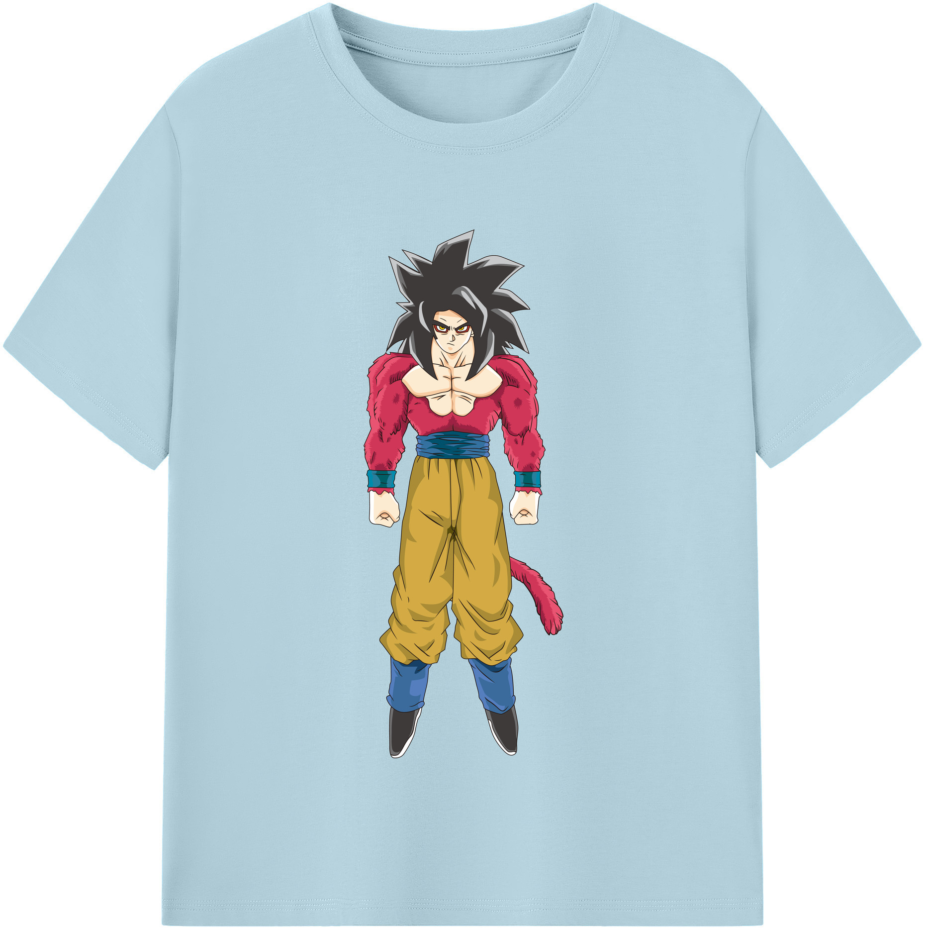 （画像用） ドラゴンボール 孫悟空（そん ごくう）Son Goku カカロット DRAGON BALL Kakarotto 綿100％半袖Tシャツ（フロントプリント）